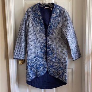 Soft Surroundings PM Asian inspired quilted jacket